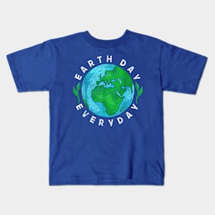 Earth day everyday Kids T-Shirt